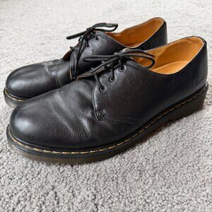 Dr. Martens 1461 Smooth Leather Oxford Shoes Men's Size 14 -3 hole Black - VGUC